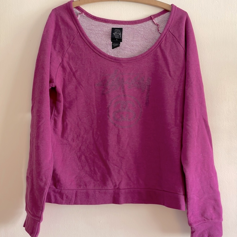 STUSSY Sweatshirt sz L. NWOT